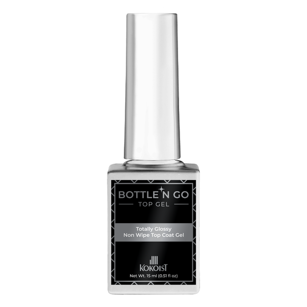 BC-T Bottle 'N Go Totally Glossy Non Wipe Top Coat Gel