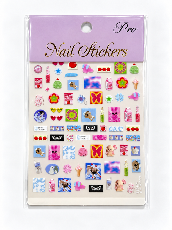 Y2K Kawaii Nail Art Stickers