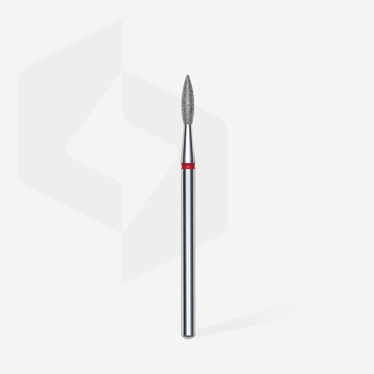 Staleks Pro Diamond Drill Bit Pointed Flame Red detail