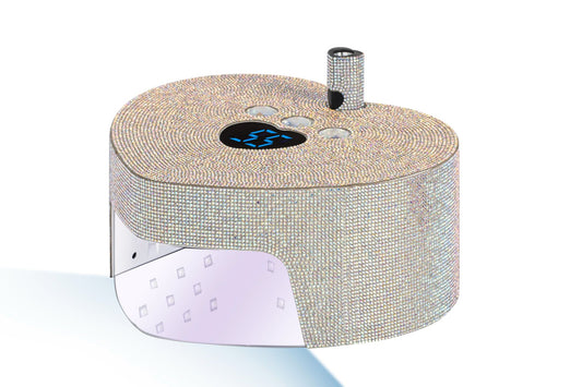 Blinged out Heart Lamp