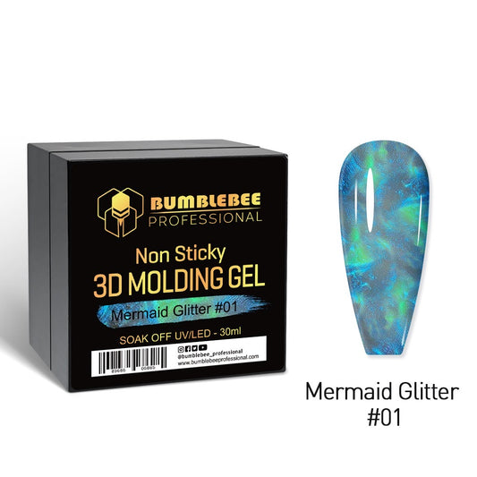 Bumblebee Professional 3D Molding Gel Mermaid Glitter #01