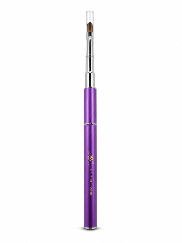 Purple Oval Gel Nail Art Brush #6