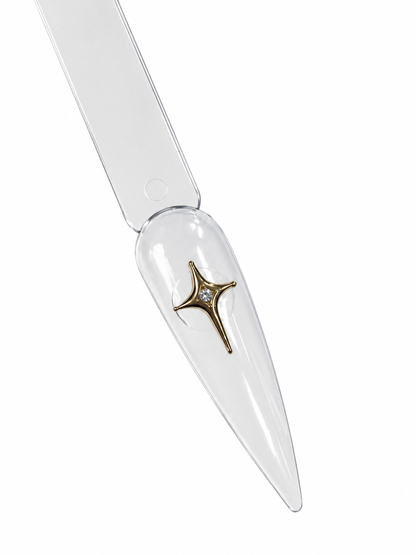Crystal Starburst Nail Charm