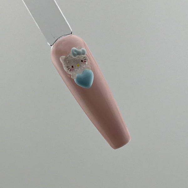 Hello Kitty with Blue Heart and Bow
