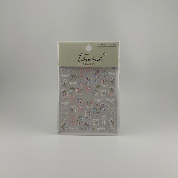 VINTAGE BOW PREMIUM NAIL STICKER