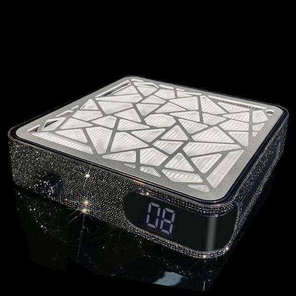 Black Rechargeable Dust Collector  Rhinestones