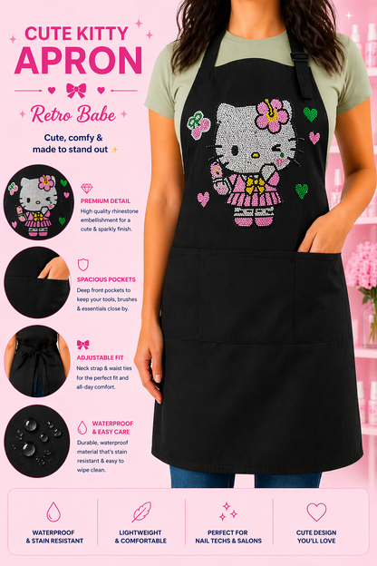 Blush Kitty Apron