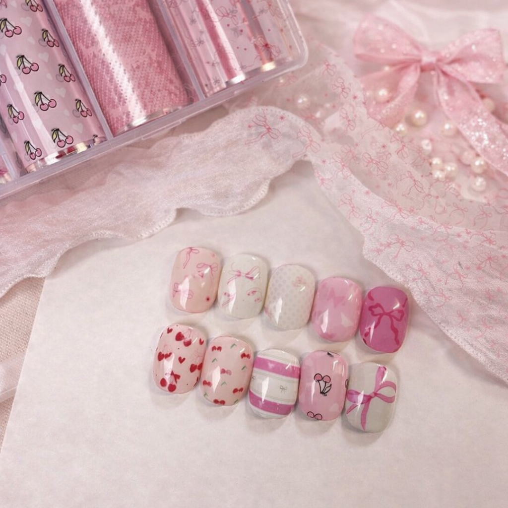 Cherry Ribbon Dreams Foil Set