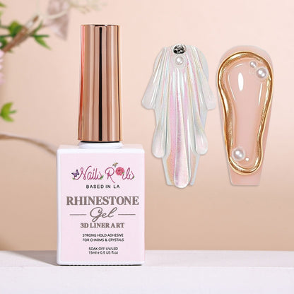 2-in-1 Rhinestone & 3D Art Gel Liner