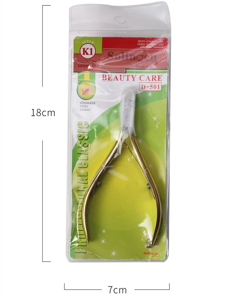 GOLD - CUTICLE NIPPERS D-501