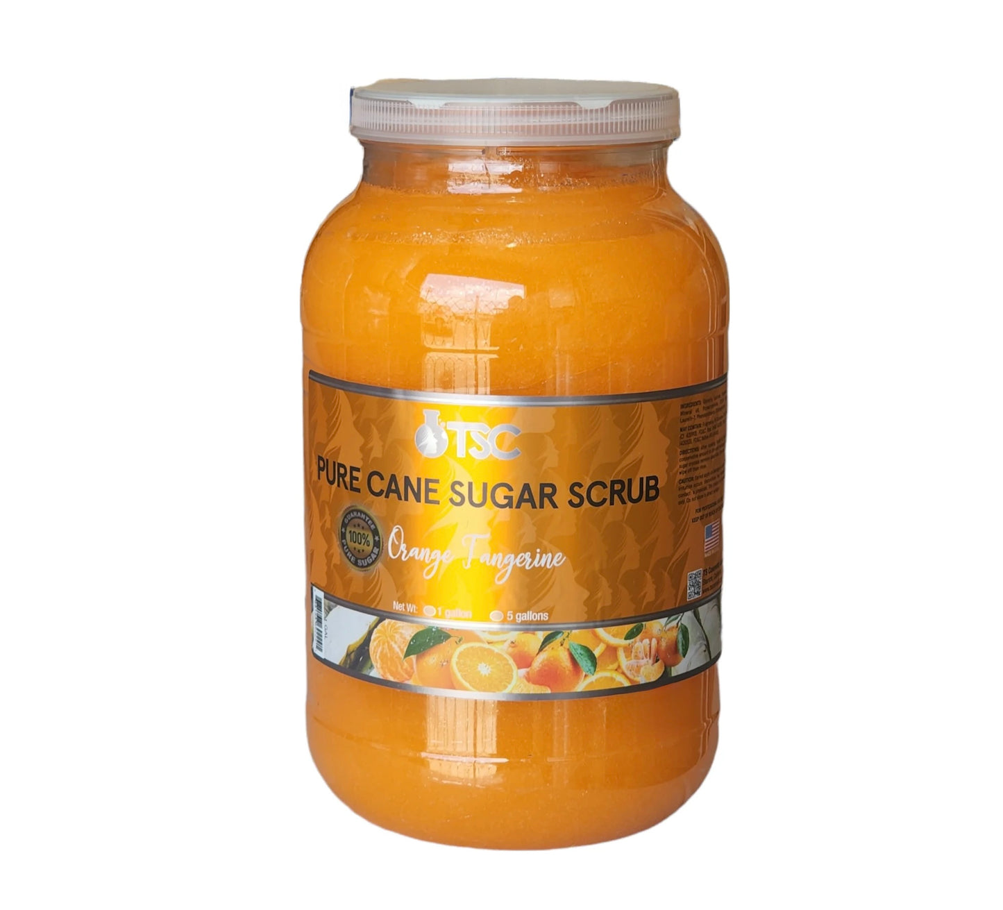 Orange - Pedicure Gel Sugar Scrub Gallon