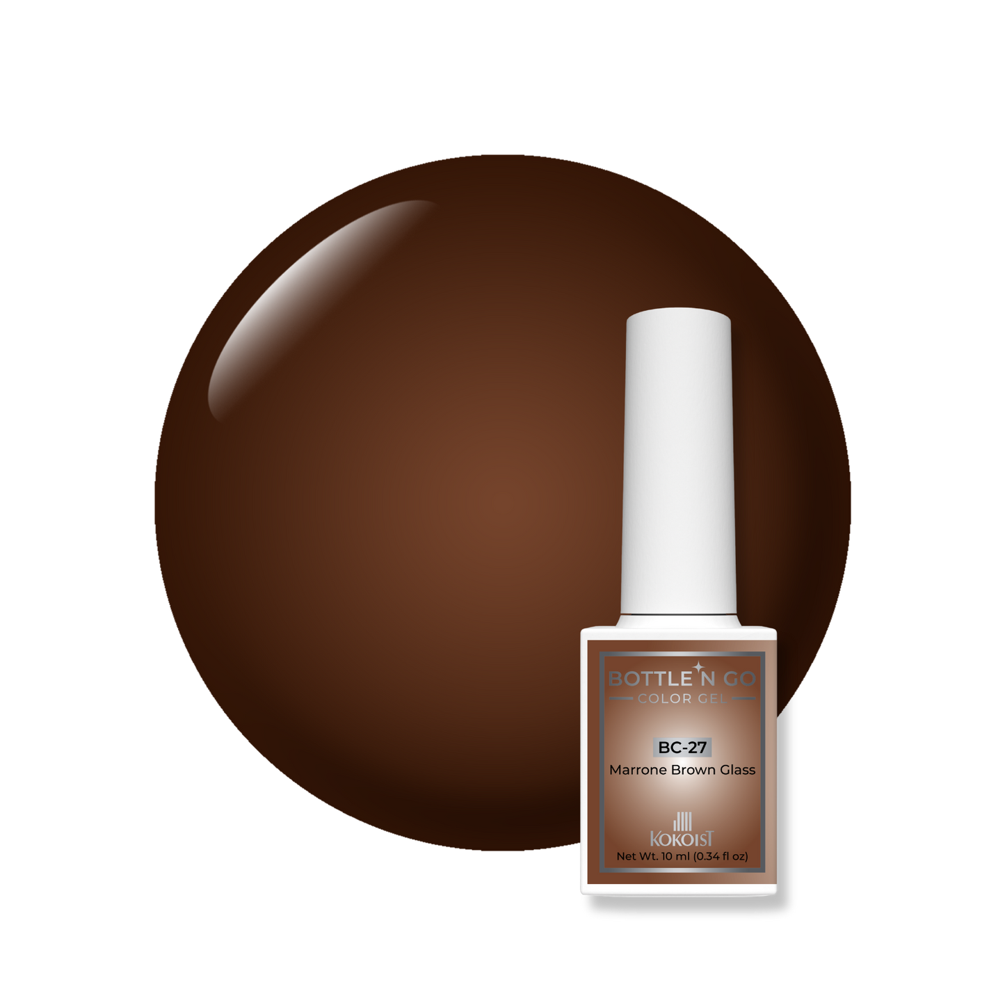 Bottle 'N Go BC-27 Marrone Brown Glass