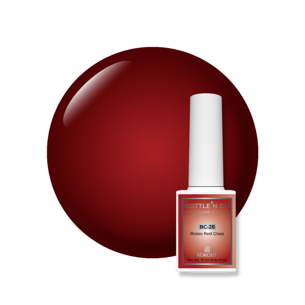 Bottle 'N Go BC-28 Rosso Red Glass