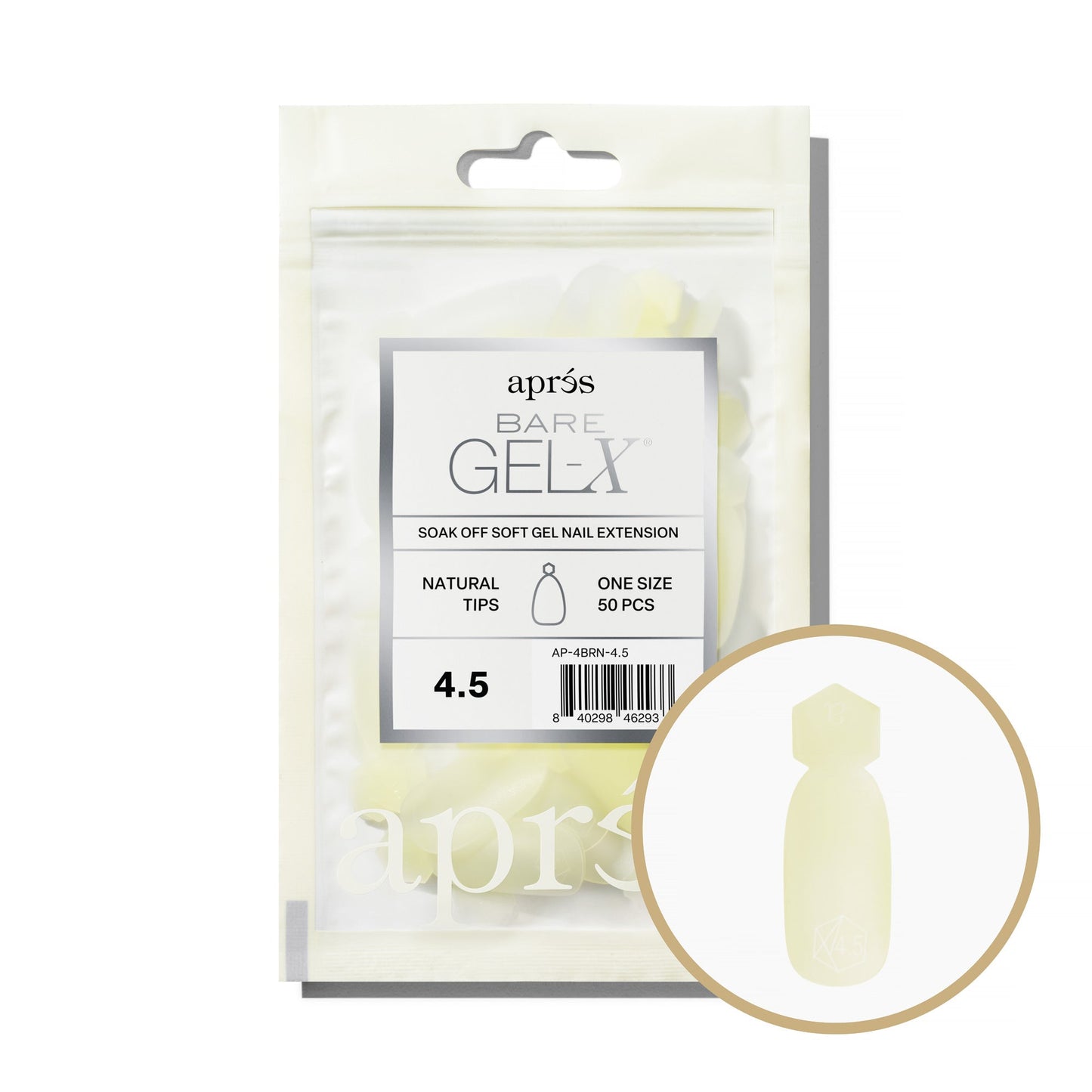 Bare Gel-X Natural Refill Tip Bag