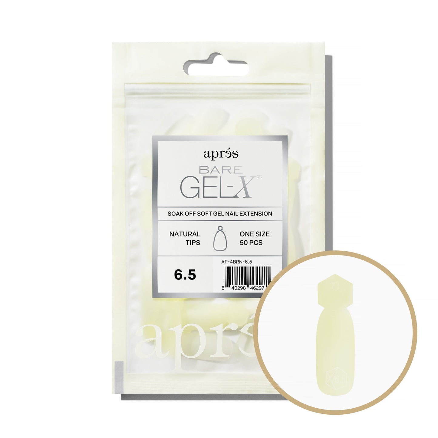 Bare Gel-X Natural Refill Tip Bag