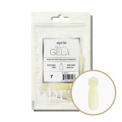 Bare Gel-X Natural Refill Tip Bag