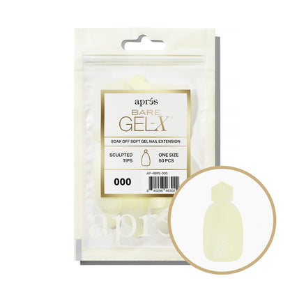 Bare Gel-X Sculpted Refill Tip Bag