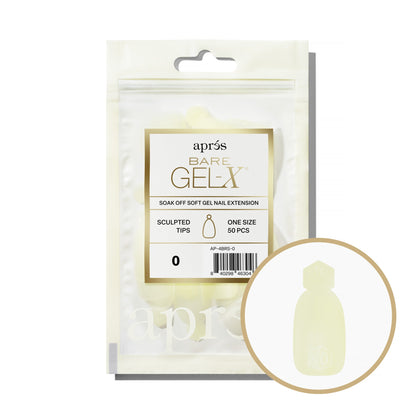 Bare Gel-X Sculpted Refill Tip Bag