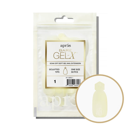 Bare Gel-X Sculpted Refill Tip Bag
