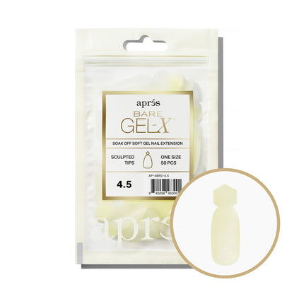 Bare Gel-X Sculpted Refill Tip Bag