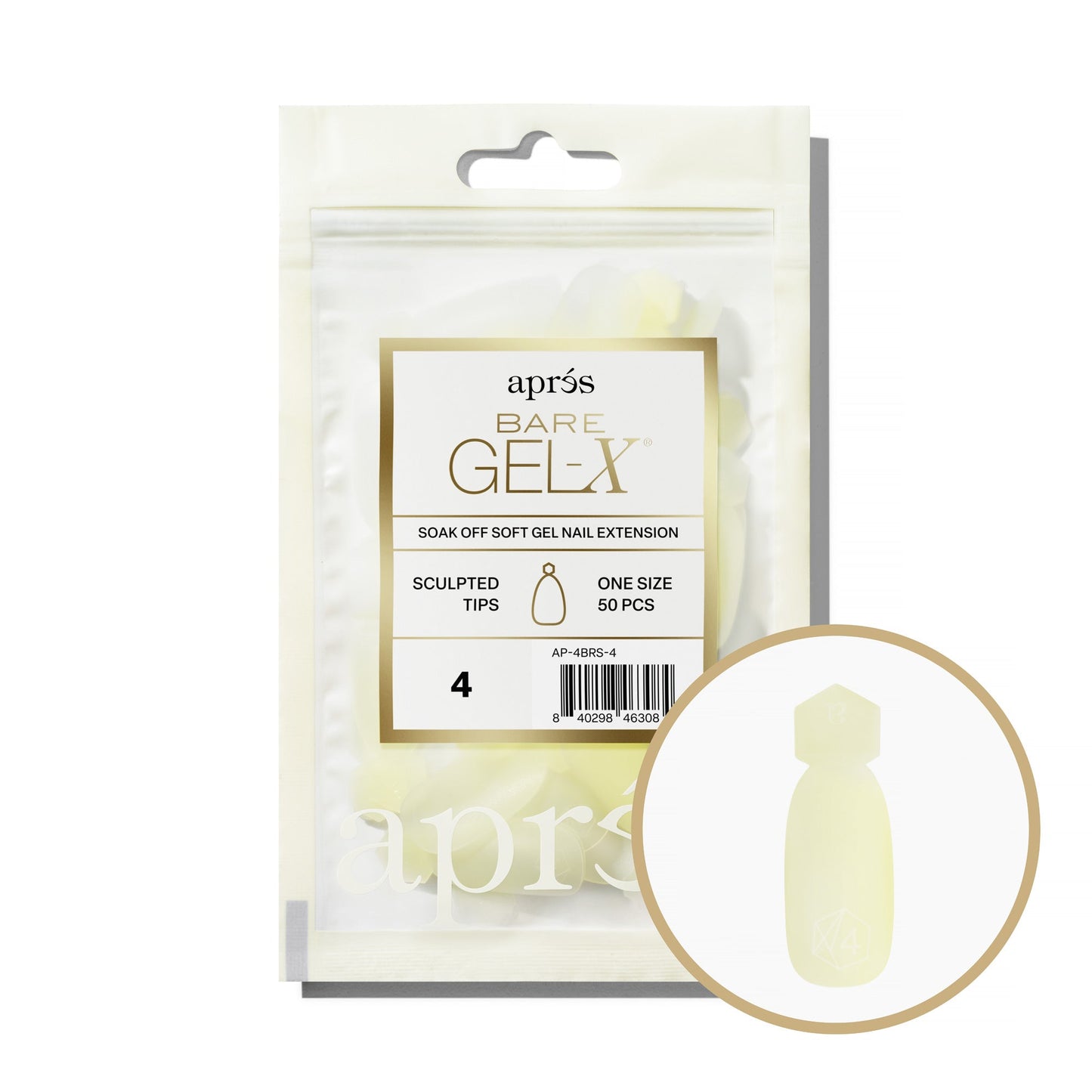 Bare Gel-X Sculpted Refill Tip Bag