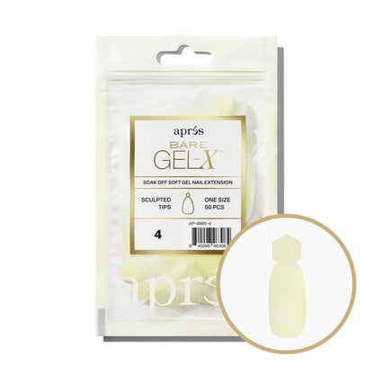 Bare Gel-X Sculpted Refill Tip Bag