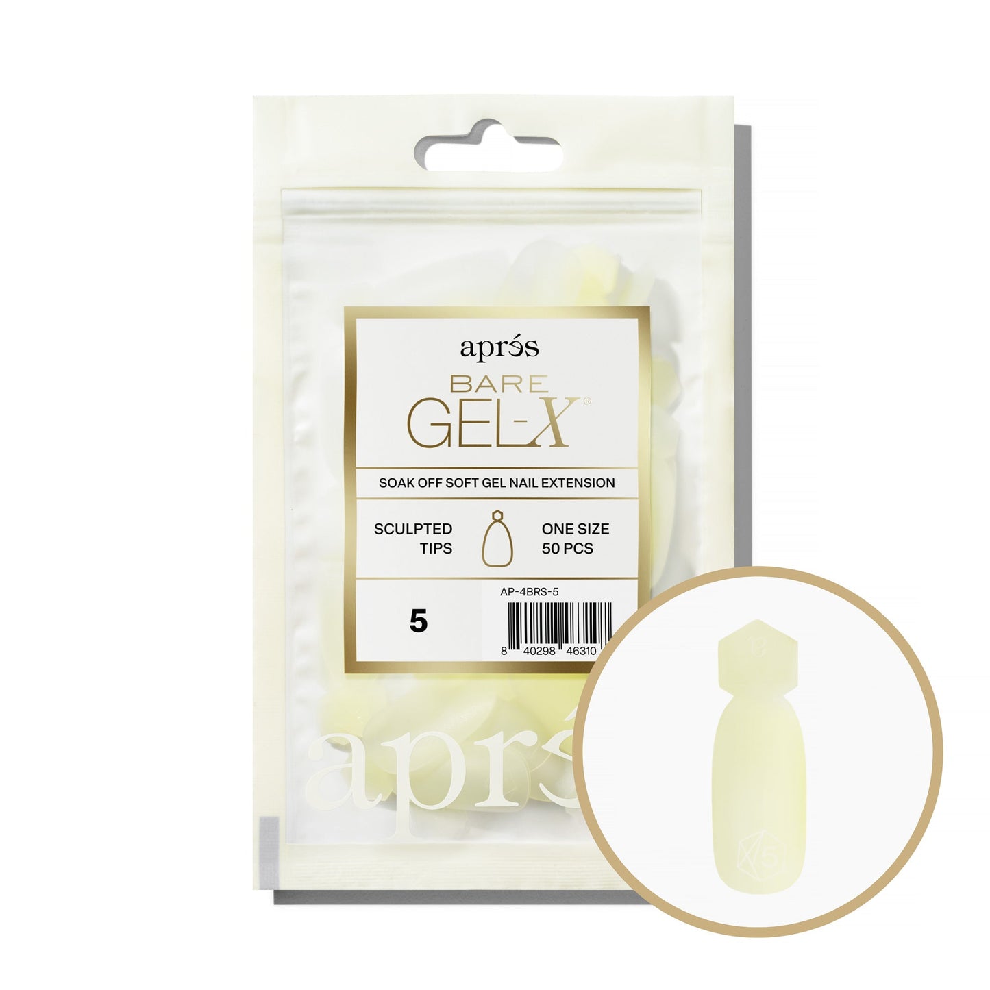Bare Gel-X Sculpted Refill Tip Bag