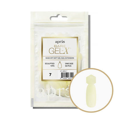 Bare Gel-X Sculpted Refill Tip Bag