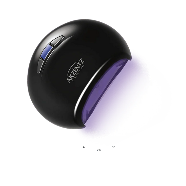Black Led Compact Lamp