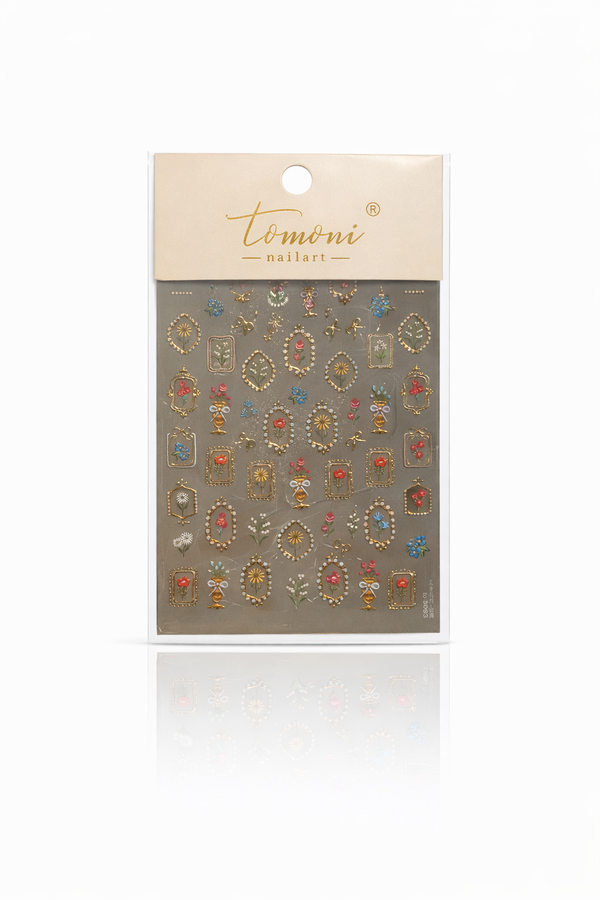 Vintage Botanical Frames Sticker