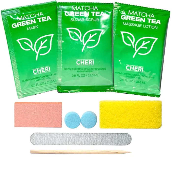 8 IN 1 PEDICURE PACKETS MATCHA GREEN