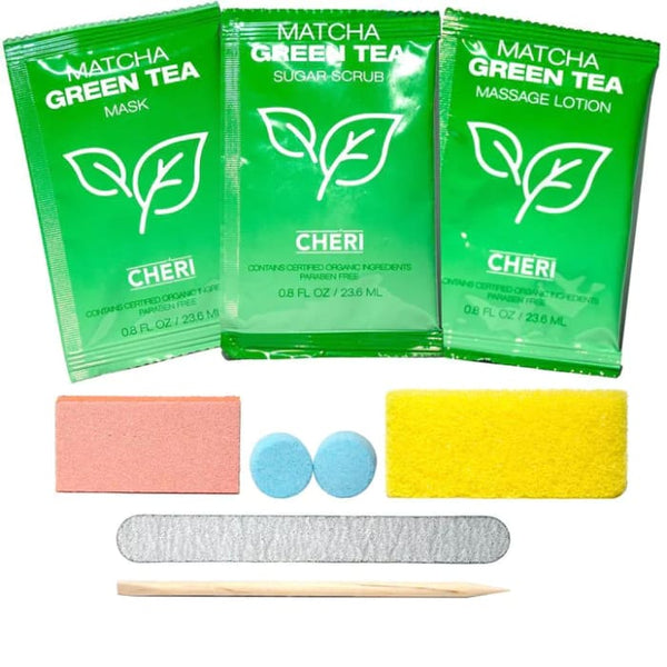 8 IN 1 PEDICURE PACKETS MATCHA GREEN
