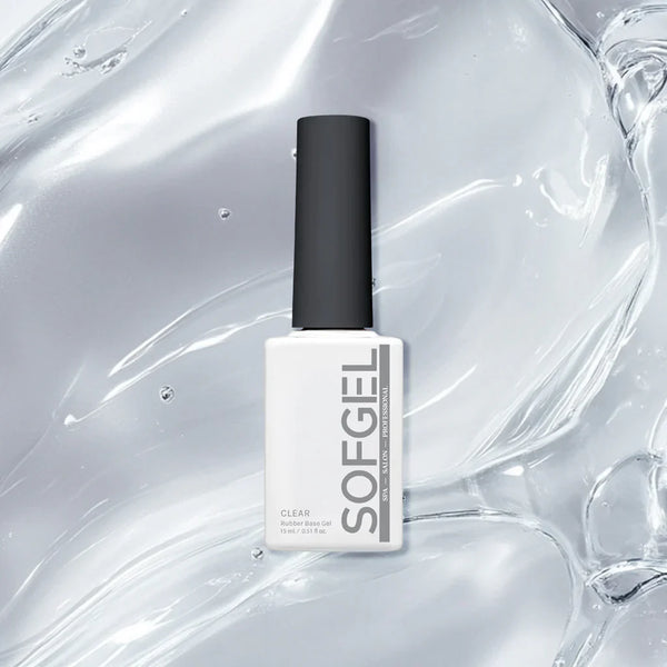CLEAR Rubber Base Gel