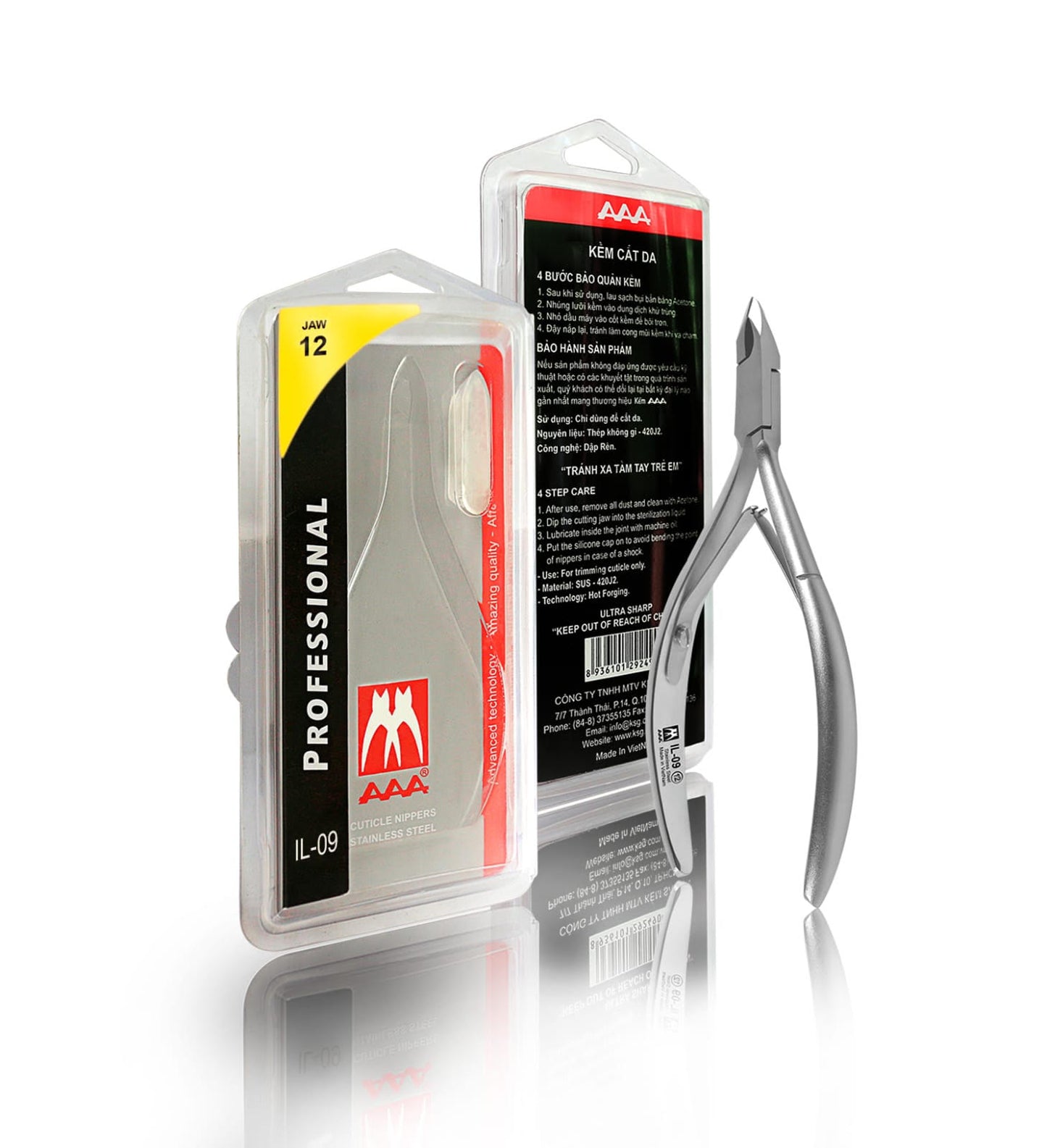 CUTICLE NIPPERS IL-09 JAW 12