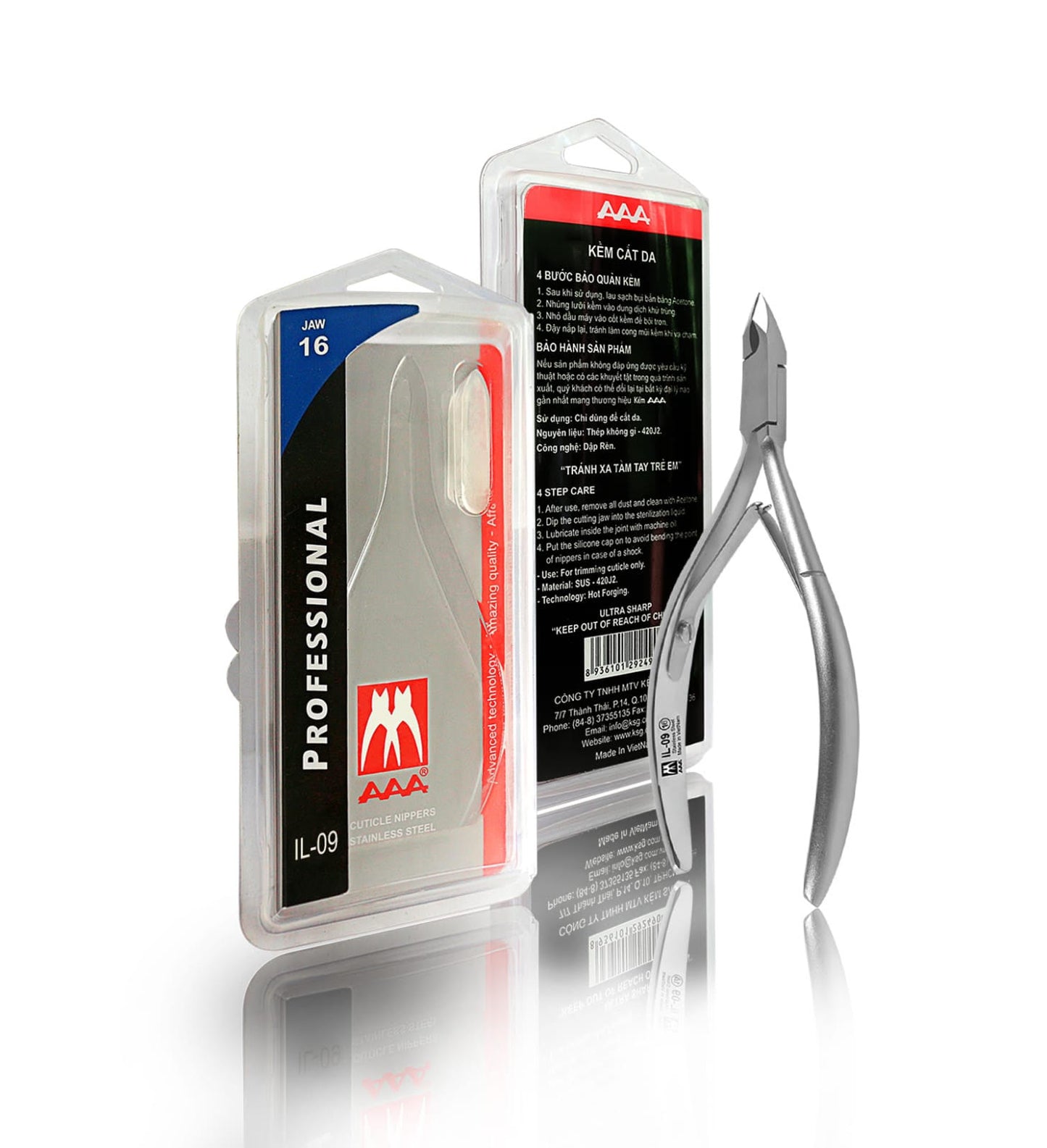 CUTICLE NIPPERS IL-09 Jaw 16