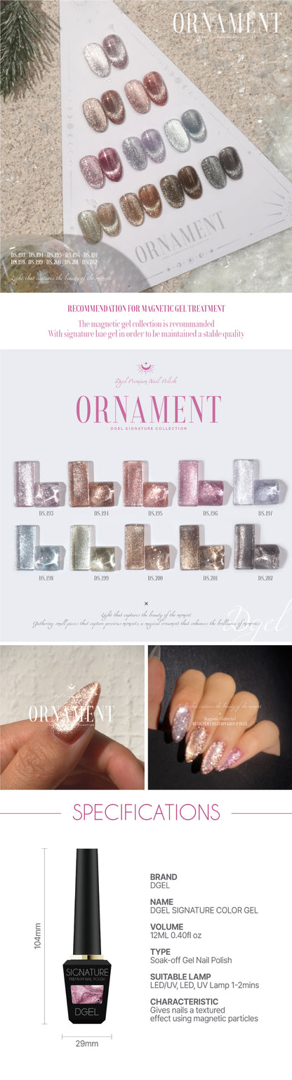 Dgel Signature Ornament Collection