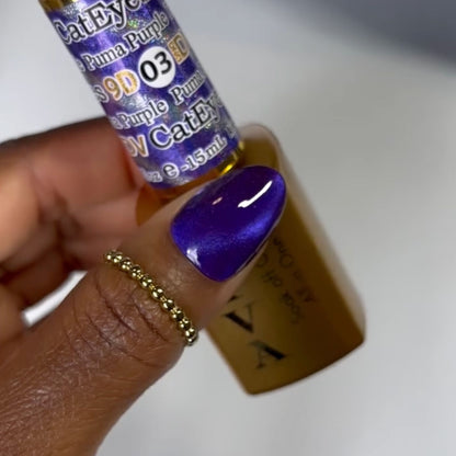 DIVA 9D #3 Cat Eye Glassball - Puma Purple swatch