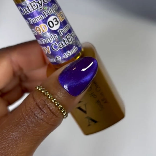 DIVA 9D #3 Cat Eye Glassball - Puma Purple swatch