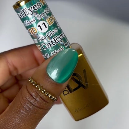 DIVA 9D #11 Cat Eye Glassball - Sea Glass swatch