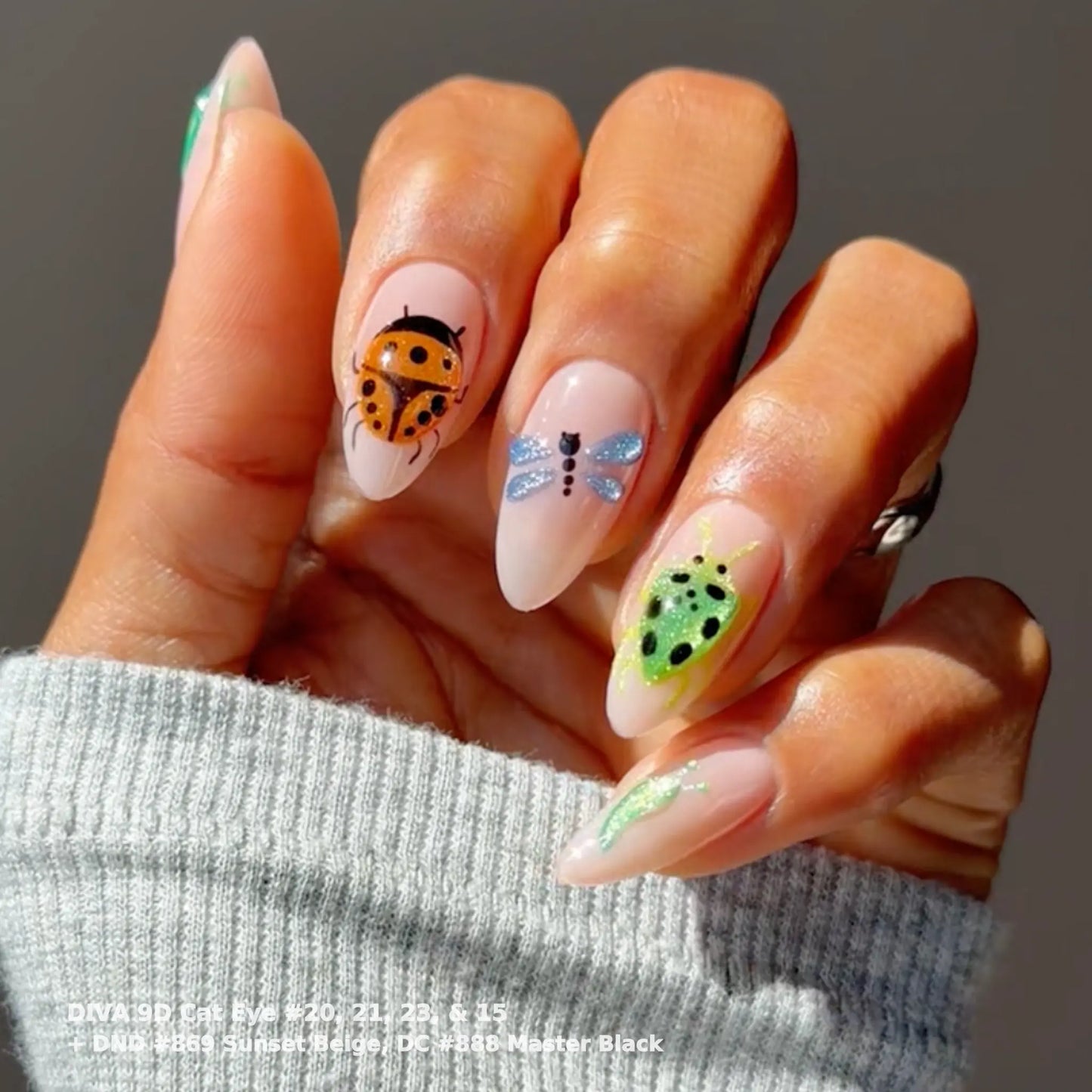 DIVA 9D Cat Eye Candy nail art