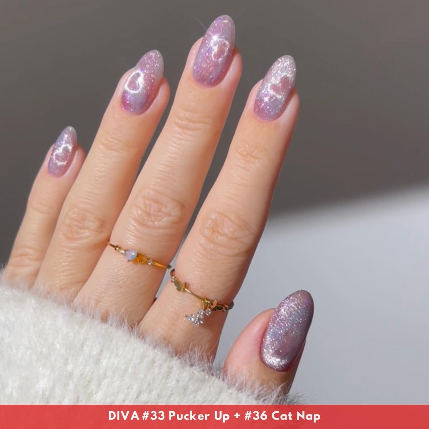 DIVA 9D Cat Eye nail art
