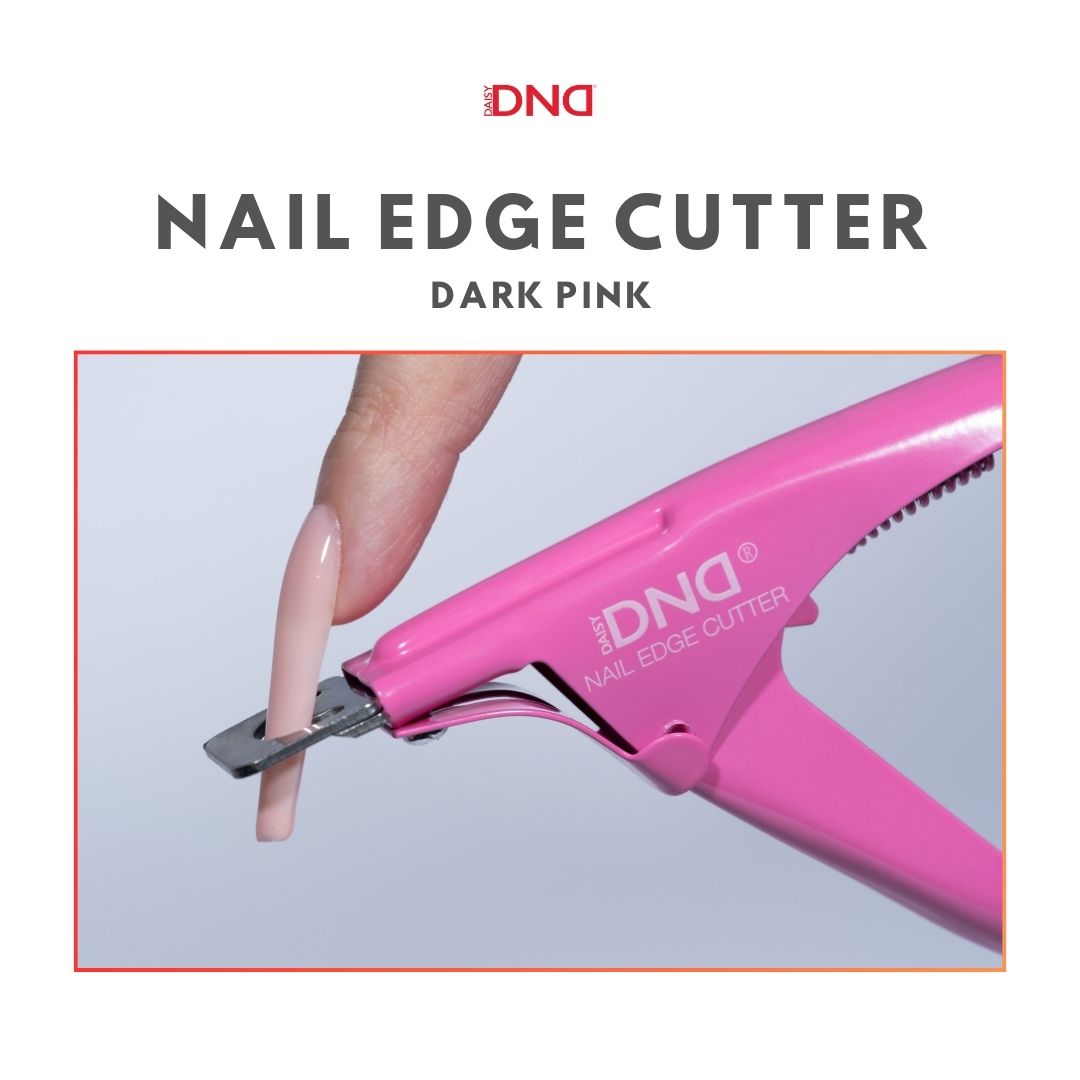 DND Nail Edge Cutter - Dark Pink