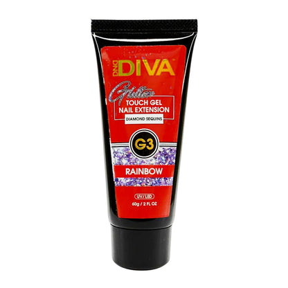 DIVA - Glitter Touch Gel - G3 Rainbow