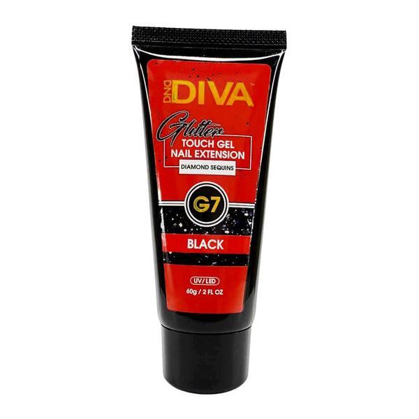 DIVA - Glitter Touch Gel - G7 Black