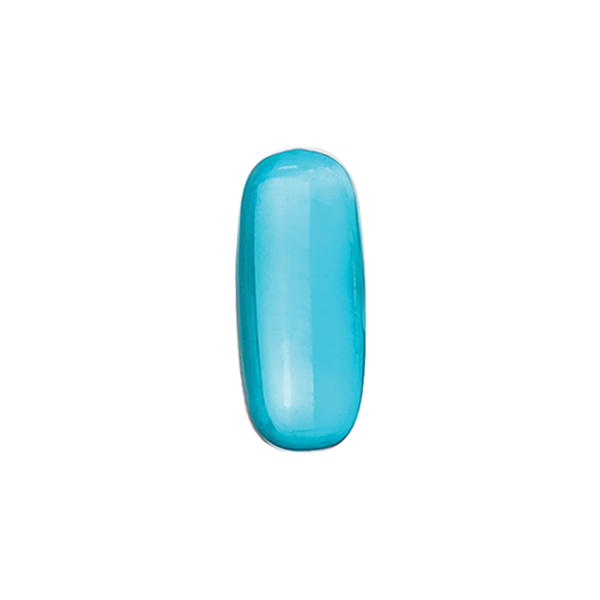 E-288S Turquoise Pansy Glass