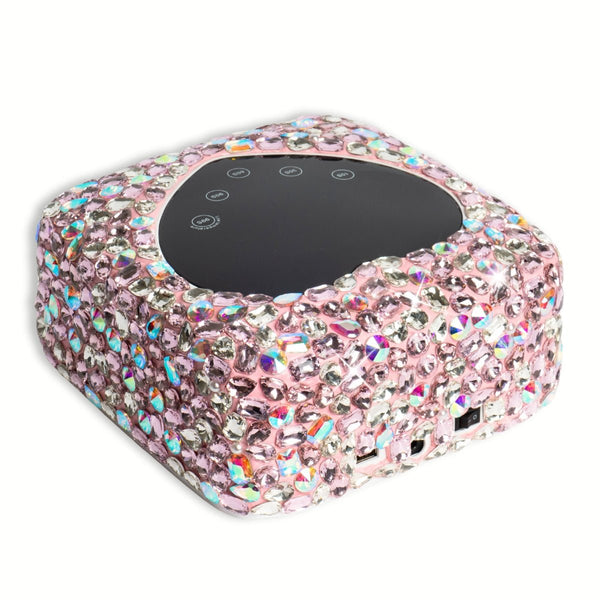 Pink Giant Rhinestone Rechargeable LED Lamp