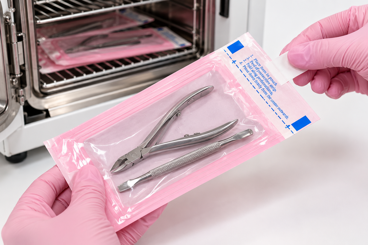Sterilization Pouches - 100 Pack