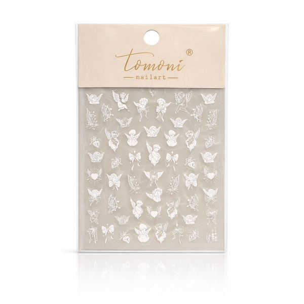 White Baby Angel Sticker