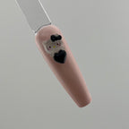 Hello Kitty with Black Heart and Bow
