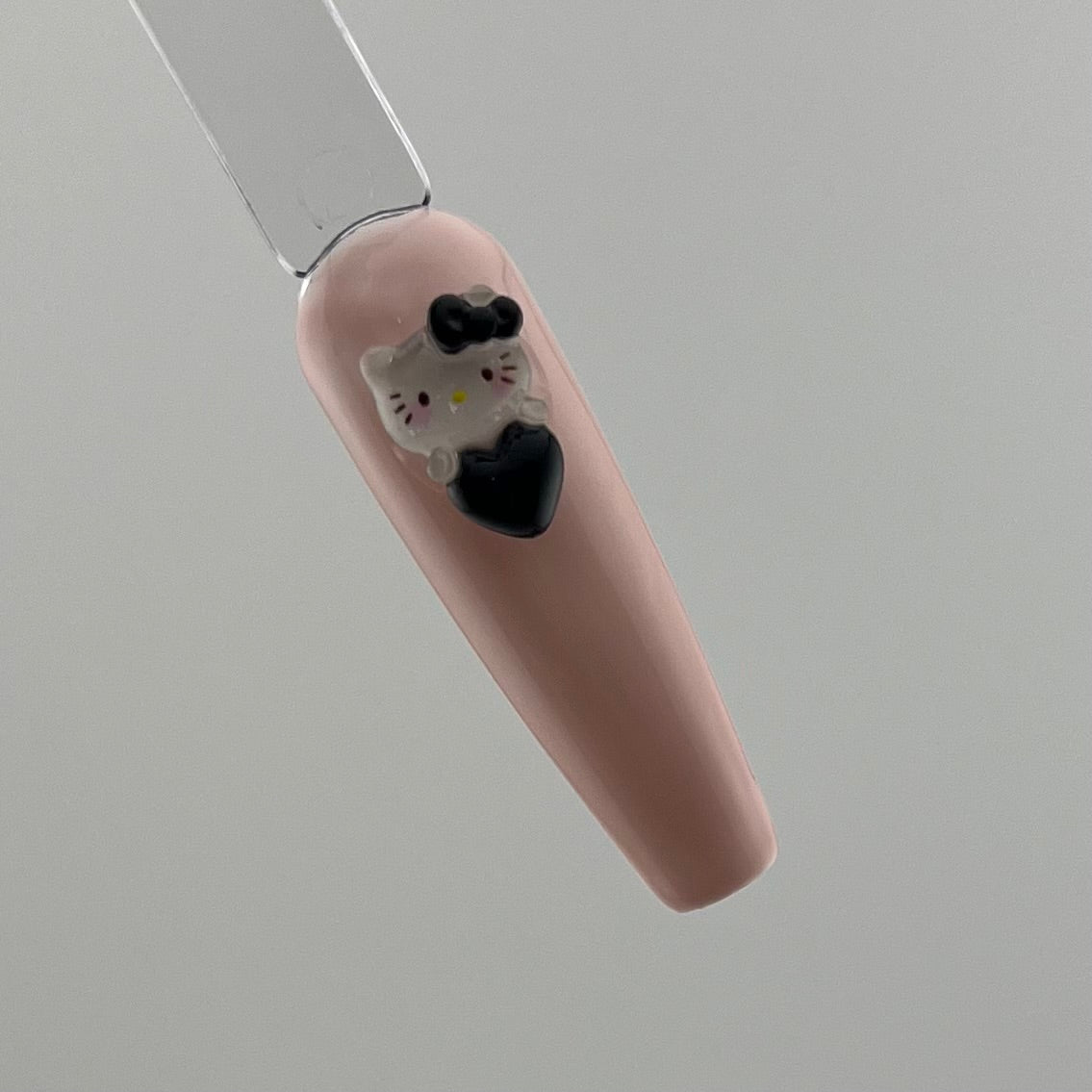 Hello Kitty with Black Heart and Bow